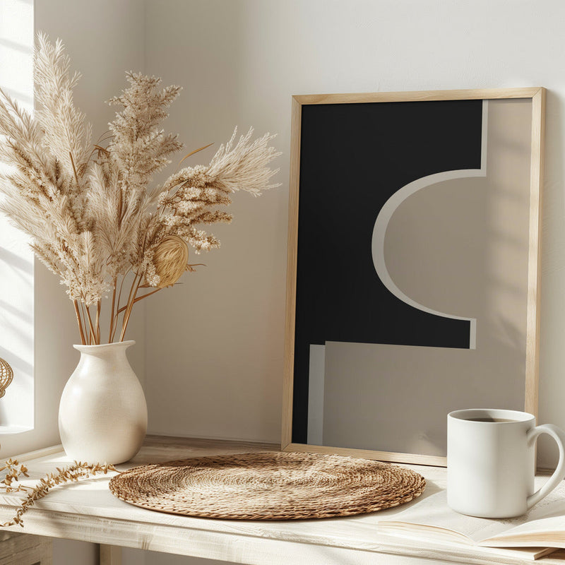 Abstract Graphic Shapes - Stretched Canvas, Poster or Fine Art Print I Heart Wall Art