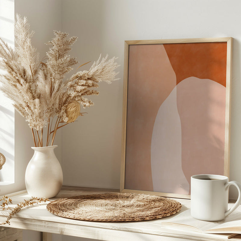 Earthy Layers - Stretched Canvas, Poster or Fine Art Print I Heart Wall Art