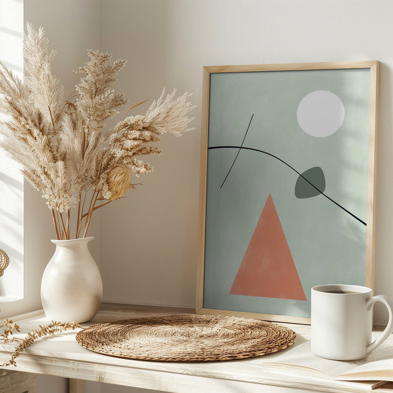 Shapes in Harmony - Stretched Canvas, Poster or Fine Art Print I Heart Wall Art