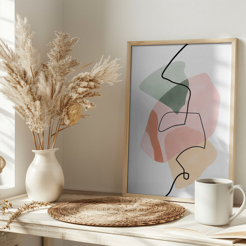 Organic Harmony - Stretched Canvas, Poster or Fine Art Print I Heart Wall Art