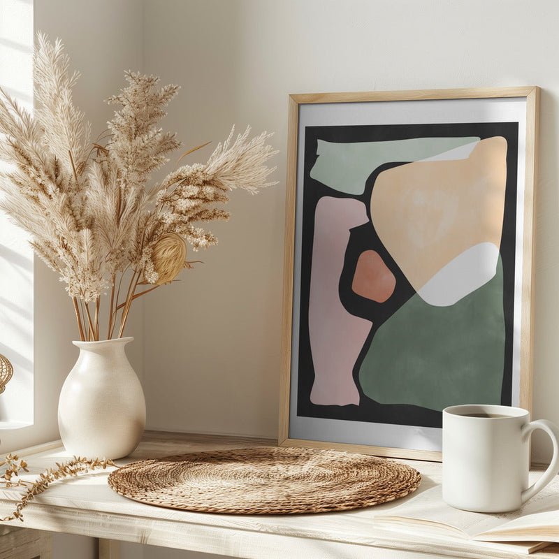 Shapes Harmony - Stretched Canvas, Poster or Fine Art Print I Heart Wall Art