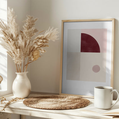 Geometric Harmony - Stretched Canvas, Poster or Fine Art Print I Heart Wall Art