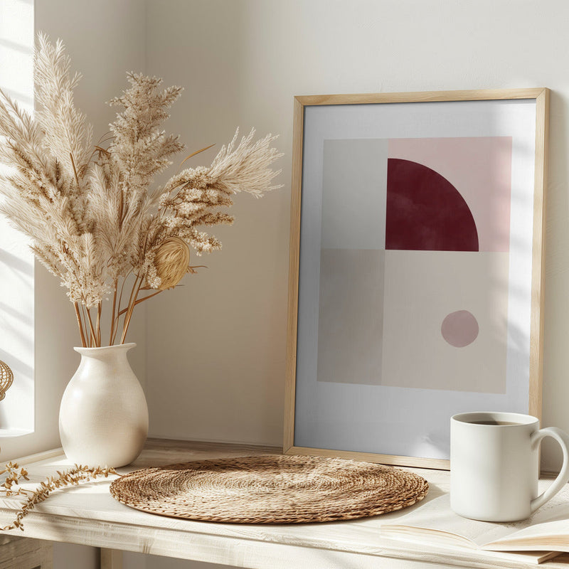 Geometric Harmony - Stretched Canvas, Poster or Fine Art Print I Heart Wall Art