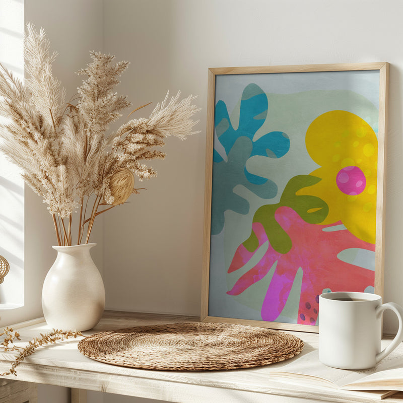 Pastel cut out Matisse - Stretched Canvas, Poster or Fine Art Print I Heart Wall Art