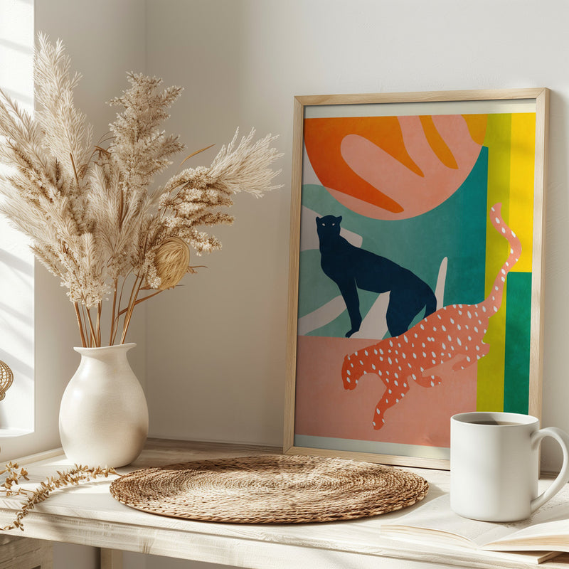 Spaces Leo Kopie - Stretched Canvas, Poster or Fine Art Print I Heart Wall Art