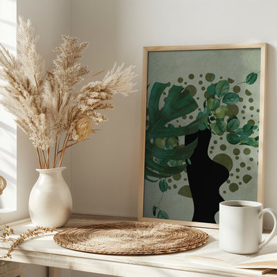 Leaves More 5 Kopie - Stretched Canvas, Poster or Fine Art Print I Heart Wall Art