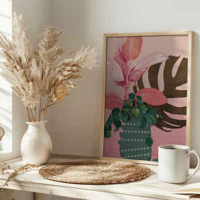 Leaves More 6 Kopie - Stretched Canvas, Poster or Fine Art Print I Heart Wall Art