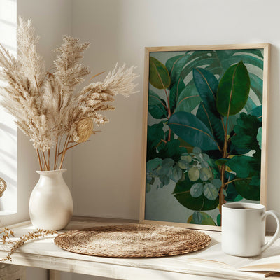 Leaves More 9 Kopie - Stretched Canvas, Poster or Fine Art Print I Heart Wall Art