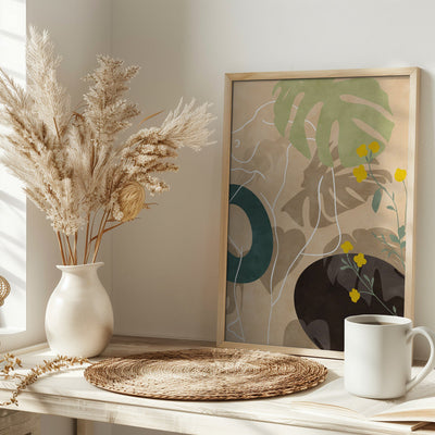 Leaves Nude 24. Januar 2021 13 Kopie - Stretched Canvas, Poster or Fine Art Print I Heart Wall Art