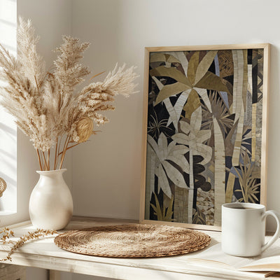 Bamboo Jungle - Stretched Canvas, Poster or Fine Art Print I Heart Wall Art