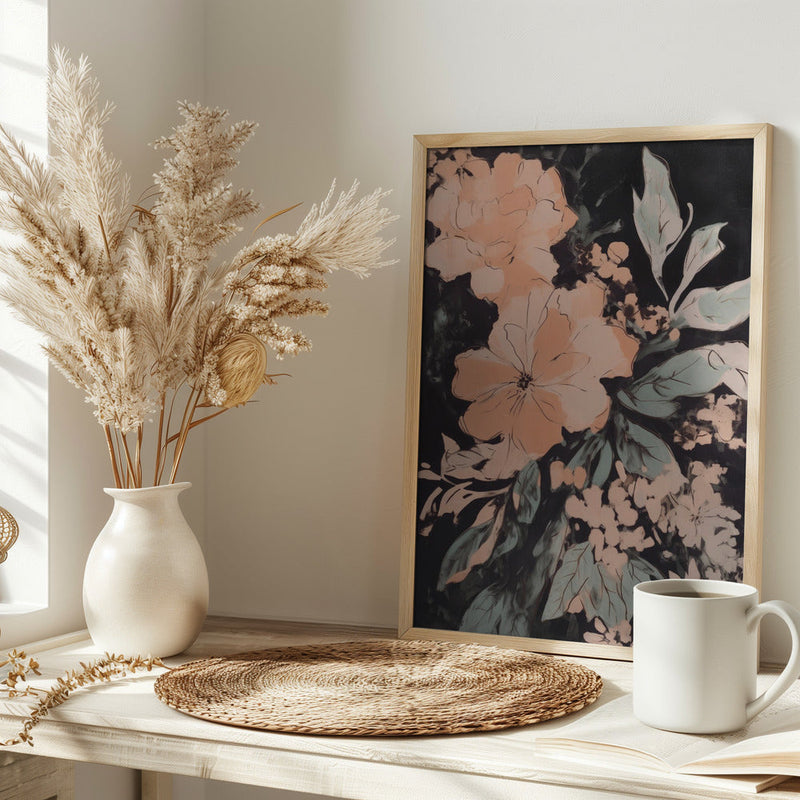 Wild Flowers No 2 - Stretched Canvas, Poster or Fine Art Print I Heart Wall Art