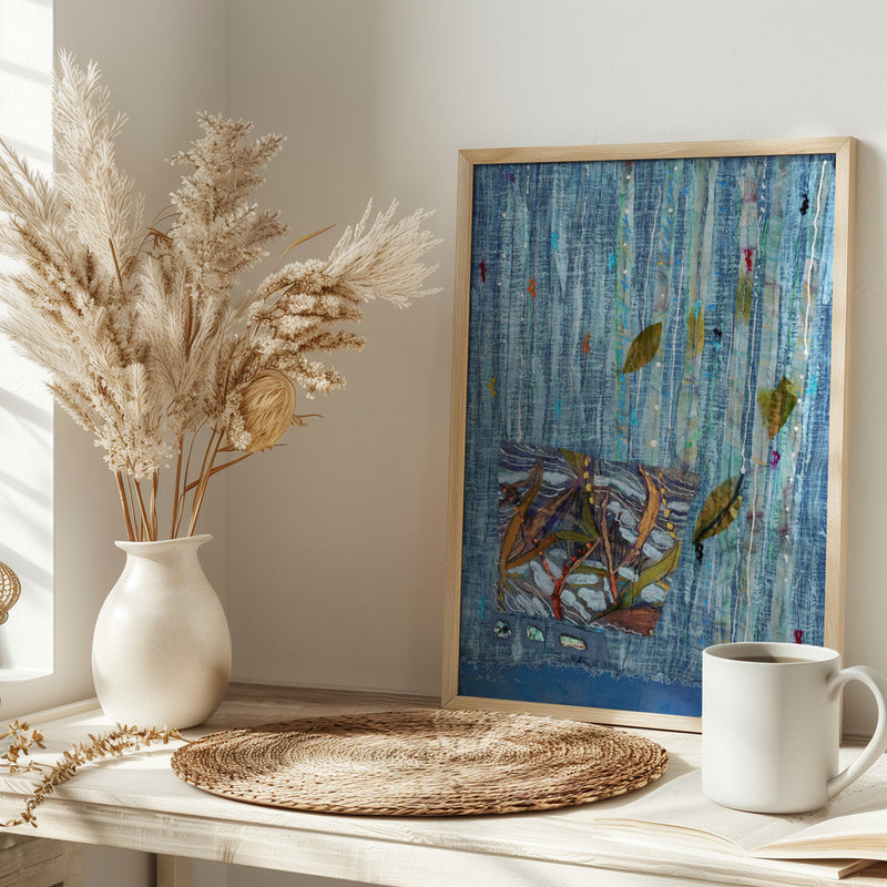 Leafy Whispers - Stretched Canvas, Poster or Fine Art Print I Heart Wall Art