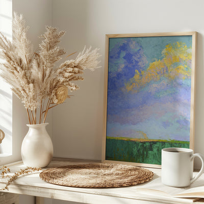 Df1902touchingthesky - Stretched Canvas, Poster or Fine Art Print I Heart Wall Art