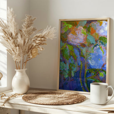 Floral Dreamscape - Stretched Canvas, Poster or Fine Art Print I Heart Wall Art