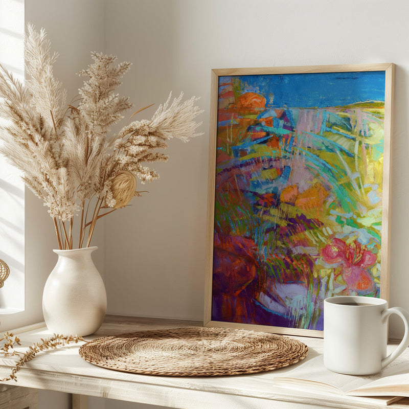 Blooming Heart - Stretched Canvas, Poster or Fine Art Print I Heart Wall Art