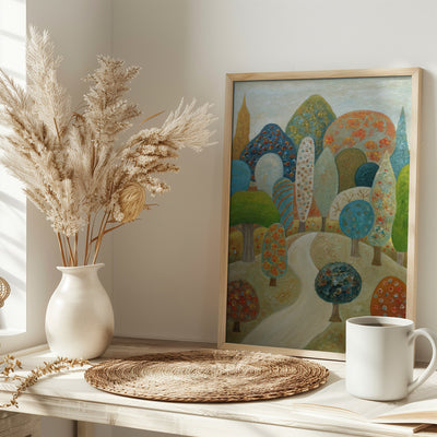 Crowd of Single Trees - Stretched Canvas, Poster or Fine Art Print I Heart Wall Art