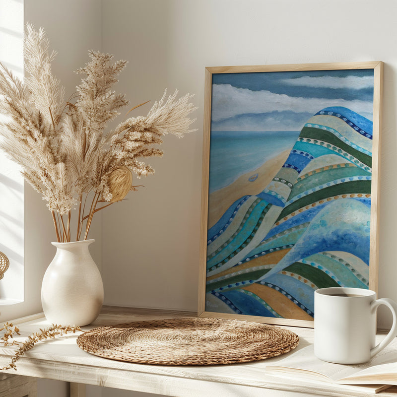 Nonforlorn Blue - Stretched Canvas, Poster or Fine Art Print I Heart Wall Art