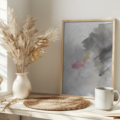 Action painting II - Stretched Canvas, Poster or Fine Art Print I Heart Wall Art