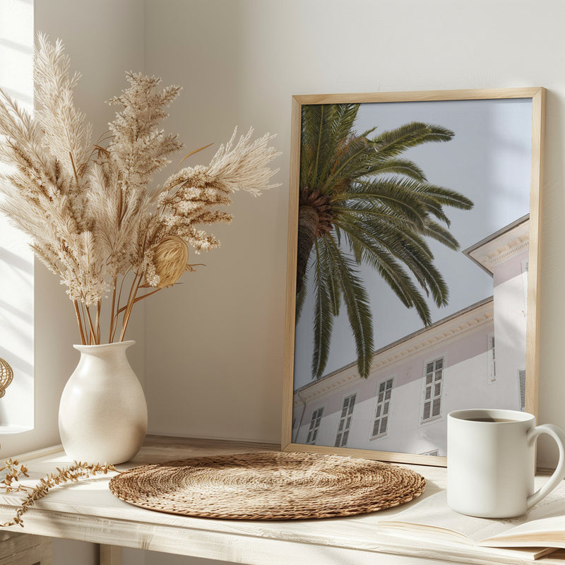 Tropical Menton - Stretched Canvas, Poster or Fine Art Print I Heart Wall Art