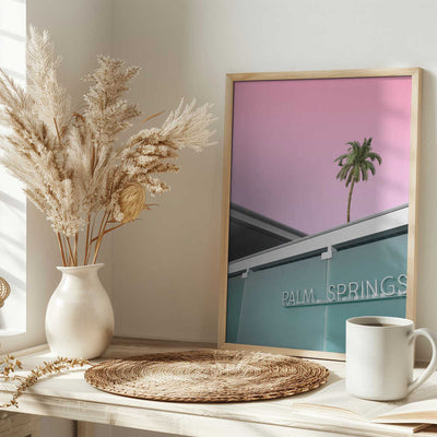 Welcome to Palm Springs - Stretched Canvas, Poster or Fine Art Print I Heart Wall Art