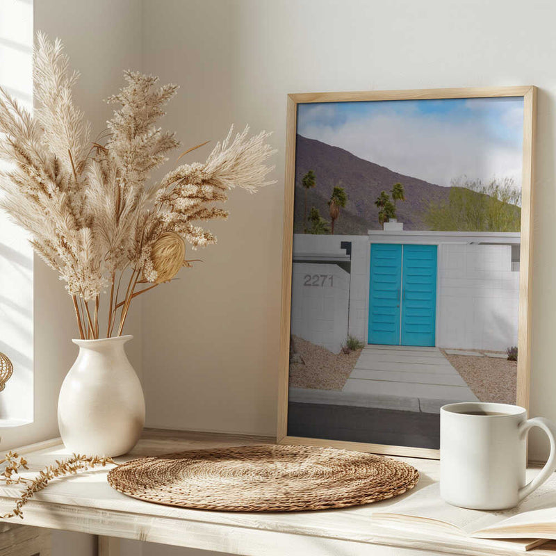 Turquoise Doors - Stretched Canvas, Poster or Fine Art Print I Heart Wall Art