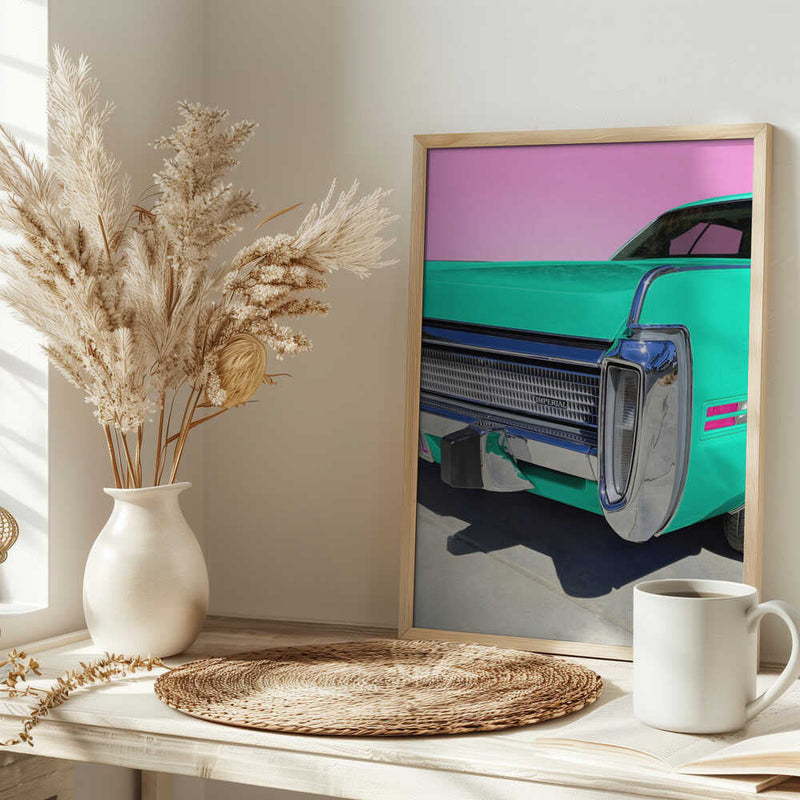 Mint Green 73 Imperial - Stretched Canvas, Poster or Fine Art Print I Heart Wall Art