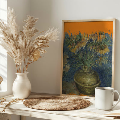 Collage Sunflowers and the splash Van Gogh - Stretched Canvas, Poster or Fine Art Print I Heart Wall Art