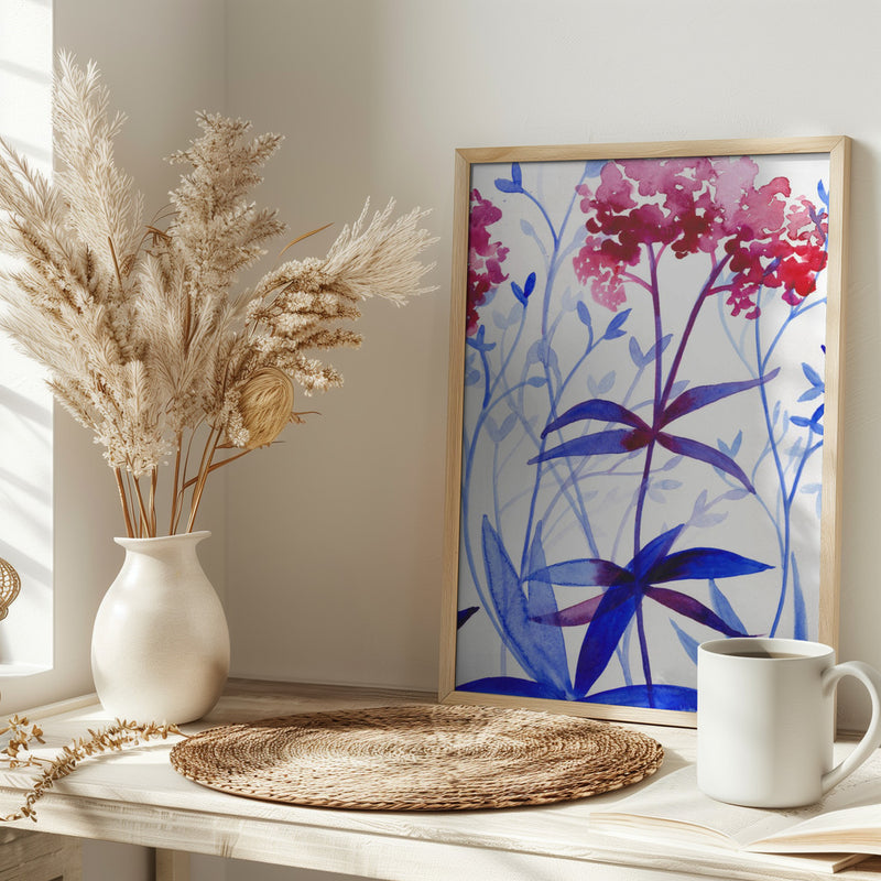 Garden By the Sea - Stretched Canvas, Poster or Fine Art Print I Heart Wall Art