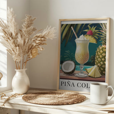 Pina Colada - Stretched Canvas, Poster or Fine Art Print I Heart Wall Art