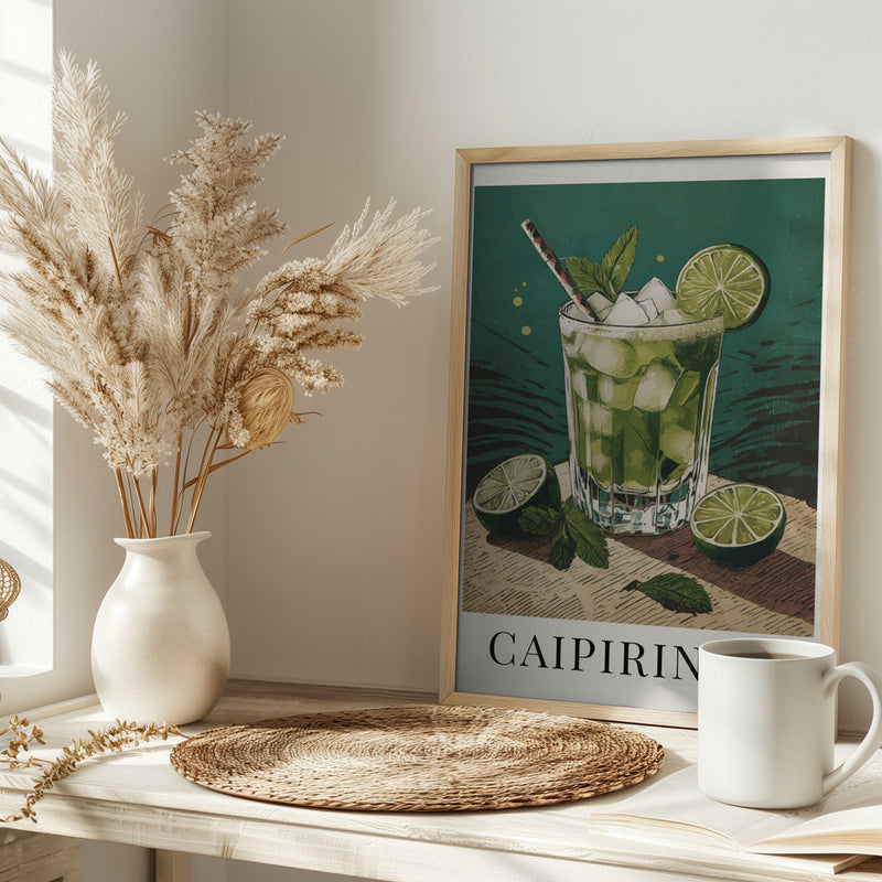 Caipirinha - Stretched Canvas, Poster or Fine Art Print I Heart Wall Art