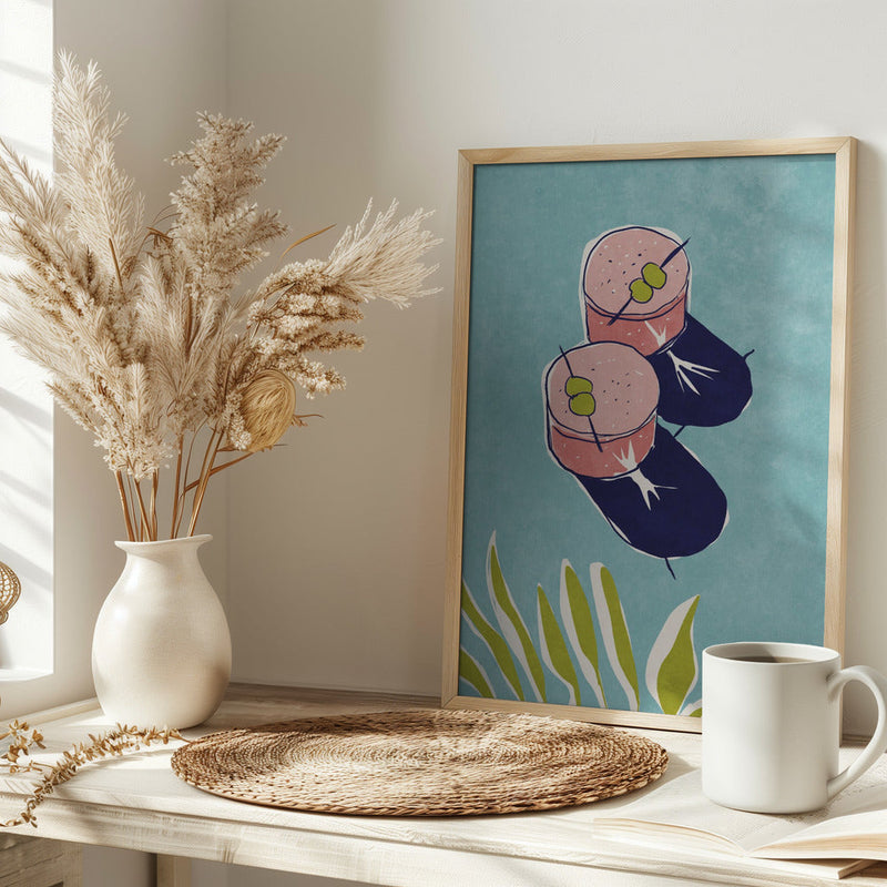 Drinks - Stretched Canvas, Poster or Fine Art Print I Heart Wall Art