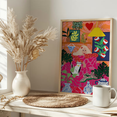 9933x14043 Din 66 - Stretched Canvas, Poster or Fine Art Print I Heart Wall Art