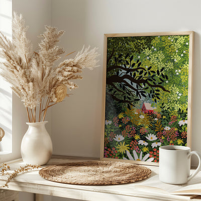 9933x14043 Din 48 My Dream House - Stretched Canvas, Poster or Fine Art Print I Heart Wall Art