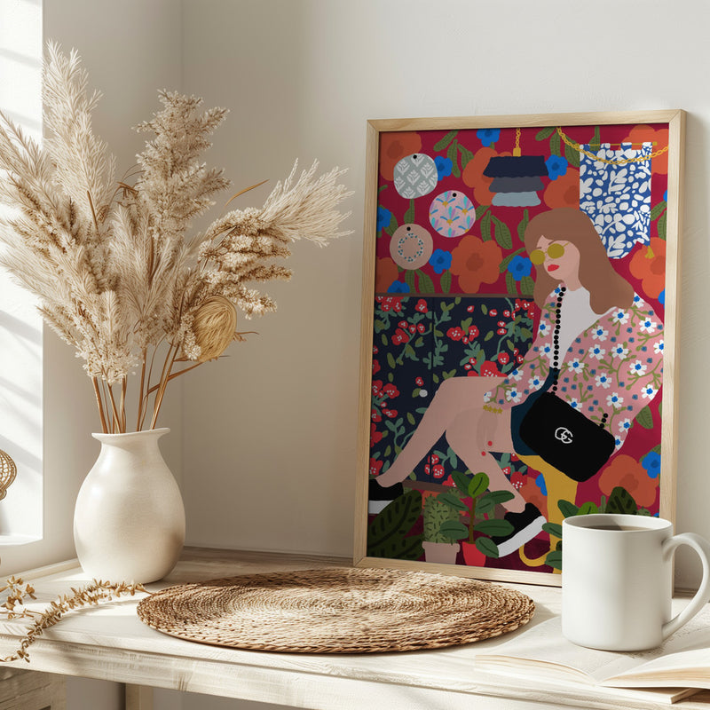 9933x14043 Din 7 - Stretched Canvas, Poster or Fine Art Print I Heart Wall Art