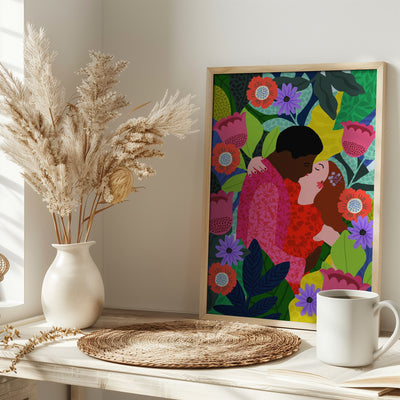 9933x14043 Din 130 May Your Love Blossom 1 - Stretched Canvas, Poster or Fine Art Print I Heart Wall Art