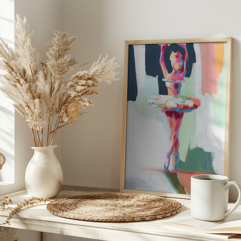 Ballerina - Stretched Canvas, Poster or Fine Art Print I Heart Wall Art