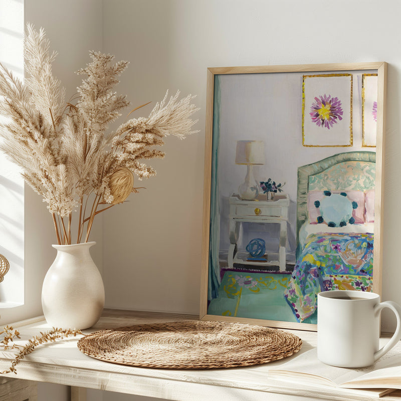 Mary Ellen S Bedroom - Stretched Canvas, Poster or Fine Art Print I Heart Wall Art