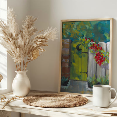 Moon Door - Stretched Canvas, Poster or Fine Art Print I Heart Wall Art