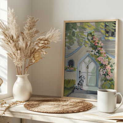 White Door - Stretched Canvas, Poster or Fine Art Print I Heart Wall Art