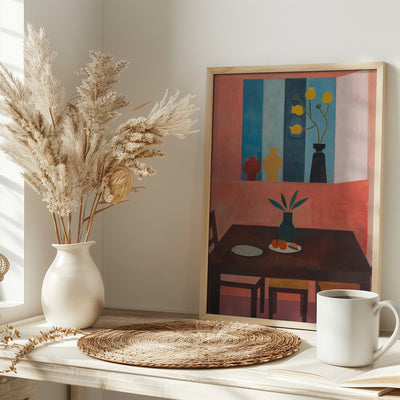 The Restaurant - Stretched Canvas, Poster or Fine Art Print I Heart Wall Art