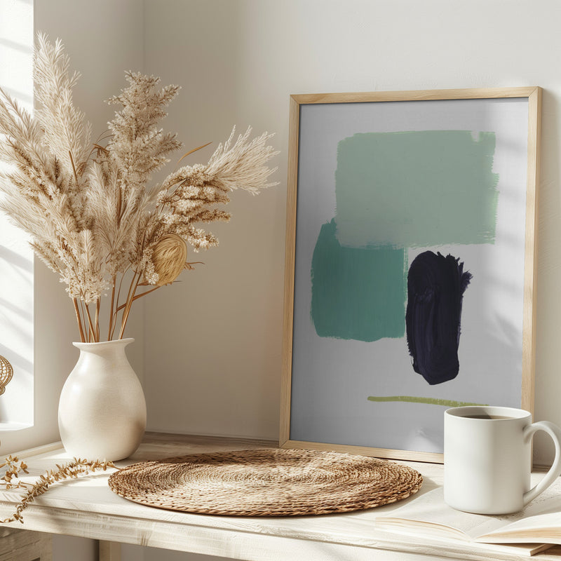 Color & Shape 2 - Stretched Canvas, Poster or Fine Art Print I Heart Wall Art