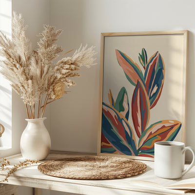 Mediterranean Botanical - Stretched Canvas, Poster or Fine Art Print I Heart Wall Art