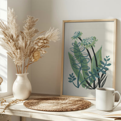 Foliage N.3 - Stretched Canvas, Poster or Fine Art Print I Heart Wall Art