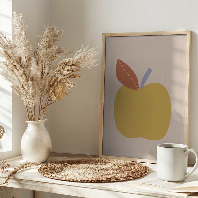 Apple - Stretched Canvas, Poster or Fine Art Print I Heart Wall Art
