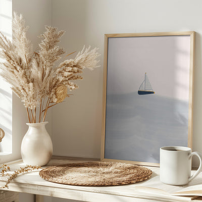 Sailing Boat - Stretched Canvas, Poster or Fine Art Print I Heart Wall Art
