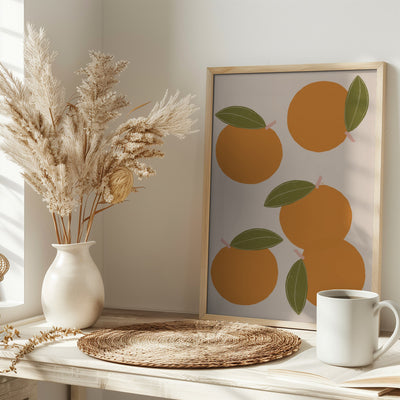 Oranges - Stretched Canvas, Poster or Fine Art Print I Heart Wall Art