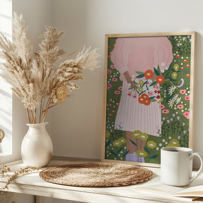 Flower Farm - Stretched Canvas, Poster or Fine Art Print I Heart Wall Art