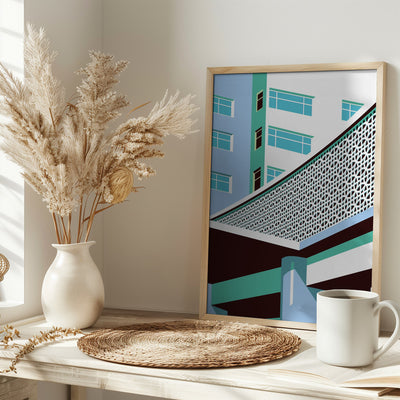 Miami Sherryfontenac - Stretched Canvas, Poster or Fine Art Print I Heart Wall Art