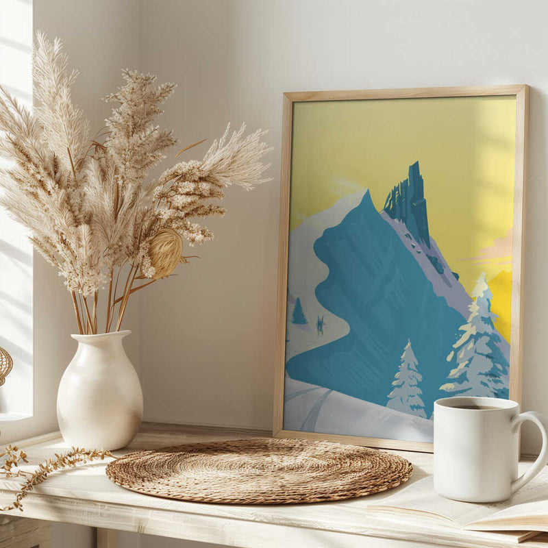 Virgin Powder - Stretched Canvas, Poster or Fine Art Print