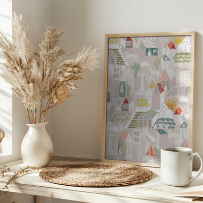 Wild animals hiding in the city - Stretched Canvas, Poster or Fine Art Print I Heart Wall Art